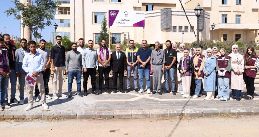 جامعة حمص ومنظمة بنفسج تطلقان مبادرة “غرسة اليوم… مناخ الغد”
