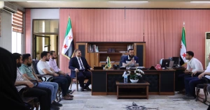 طلاب كلية الإدارة بجامعة الشمال يزورون كليّة الاقتصاد ومديرية المالية بحلب