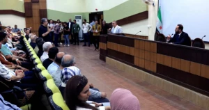 ملتقى تعريفي بمبادرة “لعيونك يا حلب” في مدرج كلية الحقوق بجامعة حلب