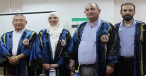 منح الباحثة هيفاء عبد الهادي الشيخ درجة الماجستير في القانون العام